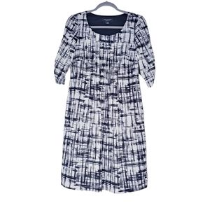 Perceptions WMS Black‎ white Dress